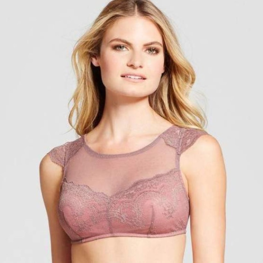 Cap Sleeve Lace Bralette